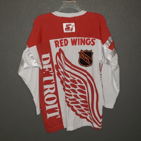 Vintage starter Detroit red wings all over print - Picture 3 of 4